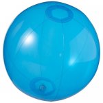 Priehľadná plážová lopta, priemer 25 cm , transparent blue